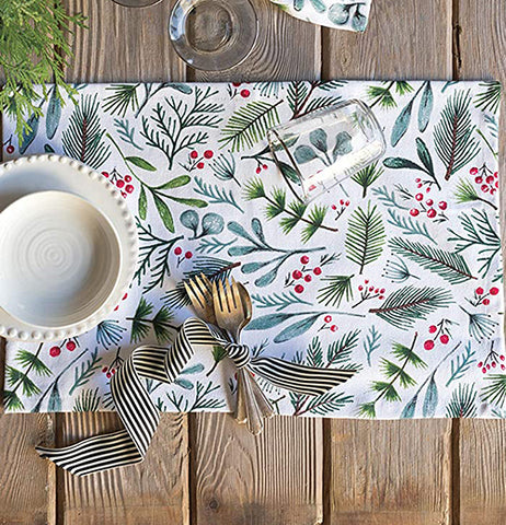 HOLIDAY Placemat "Bough & Berry"