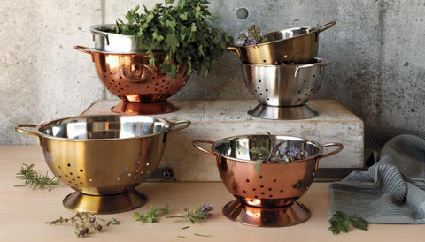 Large Colander "Rose Gold"