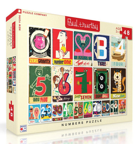 Numbers 48 Piece Puzzle