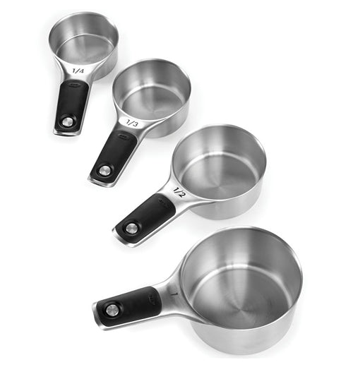 4-Piece Stainless Steel Measure Cup, Good Grips