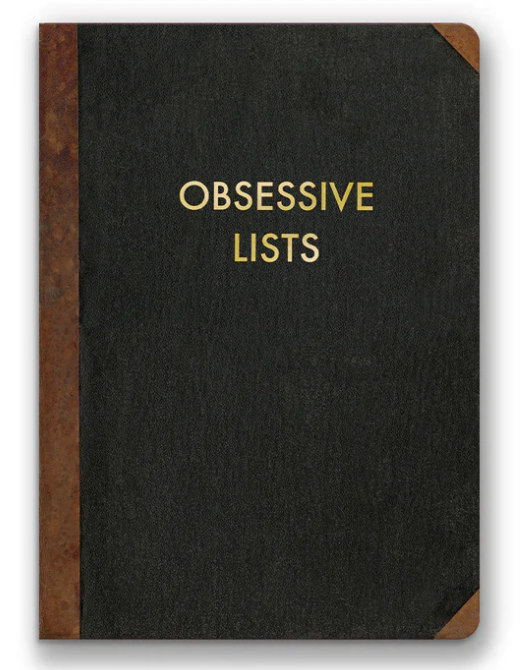 Journal, Large - Obsessive Lists