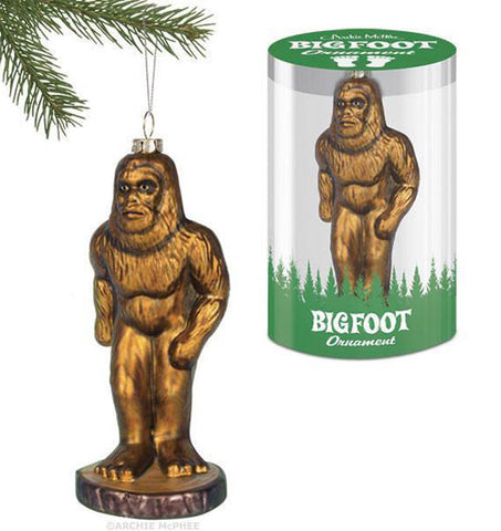 Glass Ornament "Bigfoot"