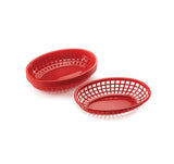 Outset Red Pub Burger Baskets, Set Of 4