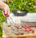Outset Silver BBQ Grill Basket