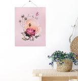 Art Panel Print "Lavender Rose"