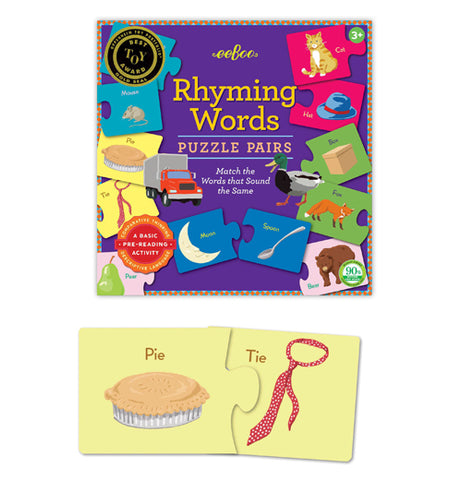 "Rhyming Words" Puzzle Pairs