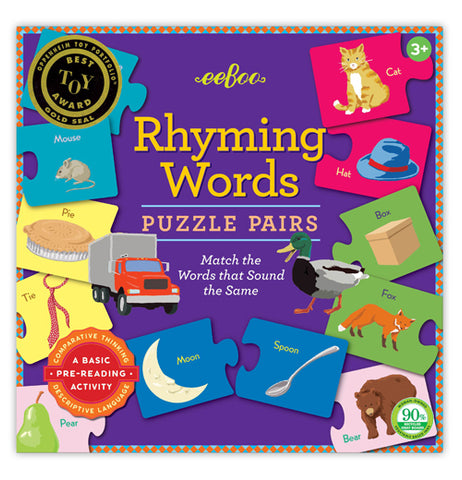 "Rhyming Words" Puzzle Pairs