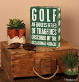 Box Sign "Golf"