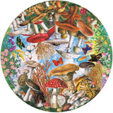 "Mushrooms and Butterflies" Puzzle, Round (500 Piece)