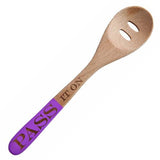 Little Red Hen-Talisman-Solid BeechWood Slotted Spoon "Pass It On"