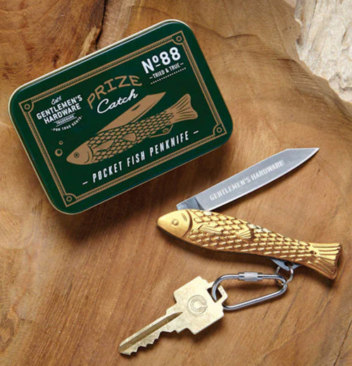 fish carrying hook pocketknife Penknife "Pocket Fish" – Little Red Hen