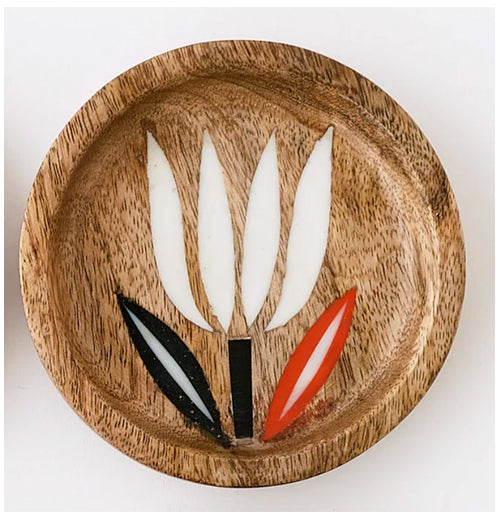 Handcarved Mango Wood Coasters