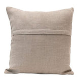 Pillow, 18" Square Cotton With Embroidery "Black"