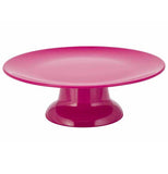 Pink cake stand great for parties to put your cake on.