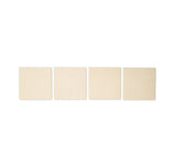 Pizza Tiles, Set of 4, 7.5"