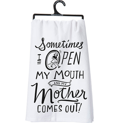 My Mother Dish Towel