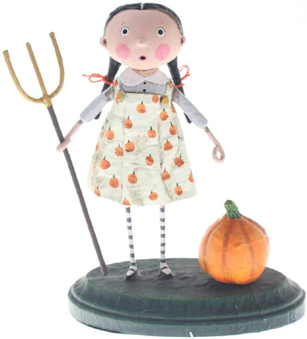 "Pru the Pumpkin Farmer" Figurine