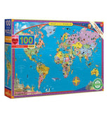"World Map" Puzzle (100 Piece)
