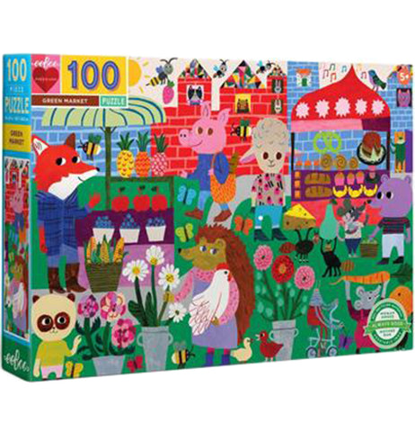 "Green Market" Puzzle (100 Piece)