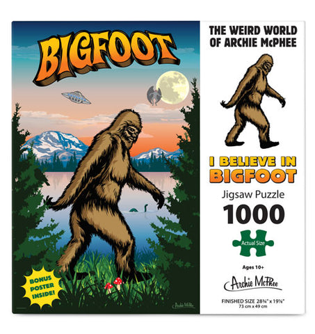 I Believe in Bigfoot 1000-Piece Puzzle