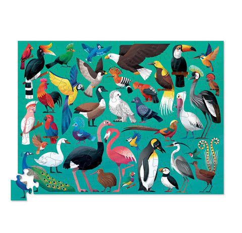 Puzzle (100 Piece) - "36 Birds of the World"