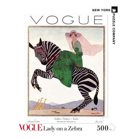 Puzzle (500 Piece) "Lady on a Zebra"