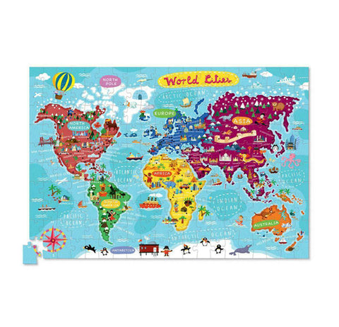 "World Cities" Puzzle and Poster 200 Piece