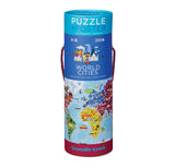"World Cities" Puzzle and Poster 200 Piece