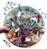 "Crazy Bug Bouquet" Puzzle, Round (500 Piece)