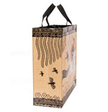The "Hero" Shopper Tote Bag has three birds flying on the side of the bag. 