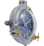 Quartermaster Wall Clock, Blue