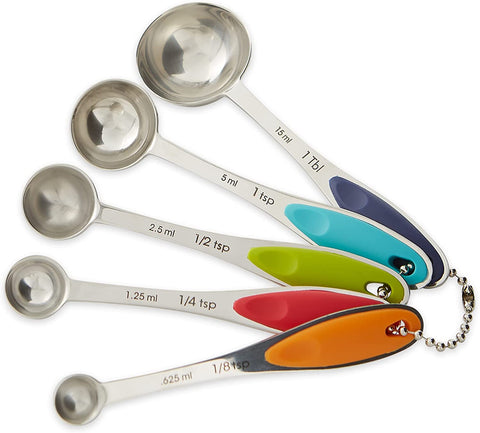 Measuring Spoon Color Handle Set of 5