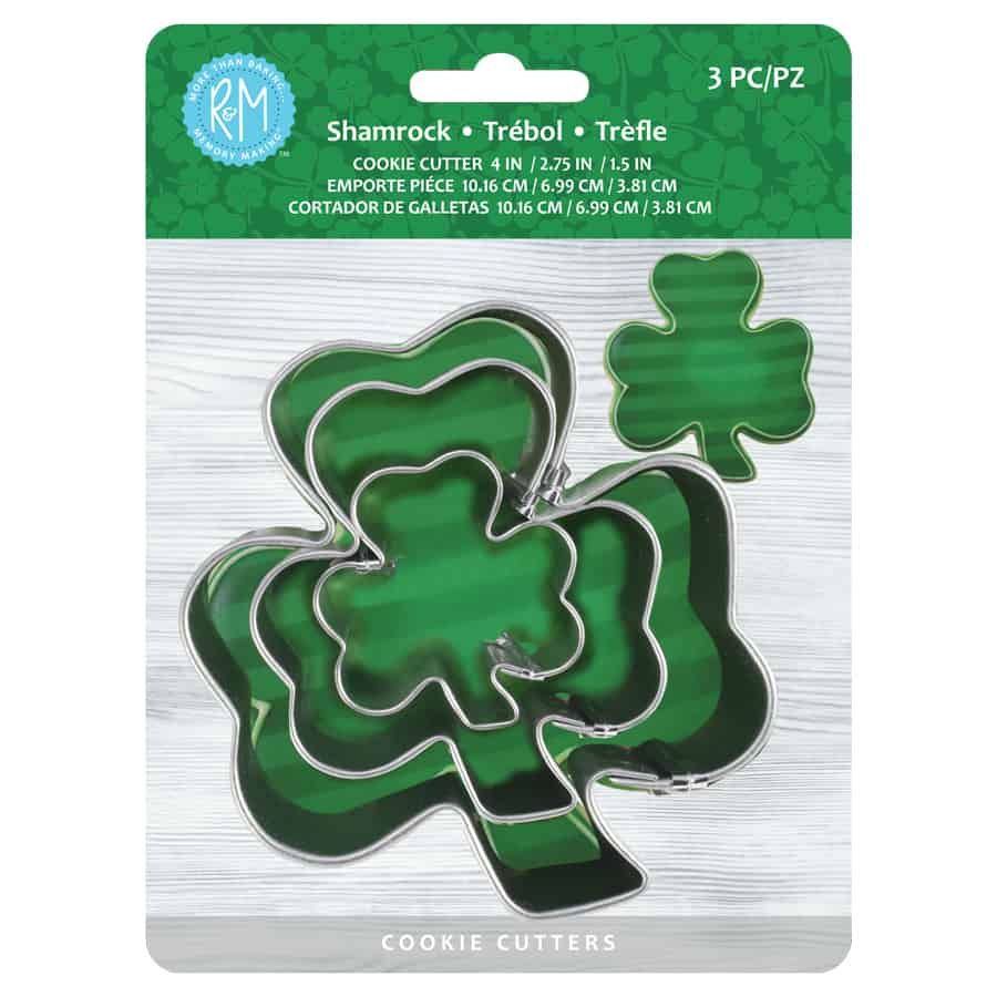 Shamrock Cookie Cutters (Set of 3)