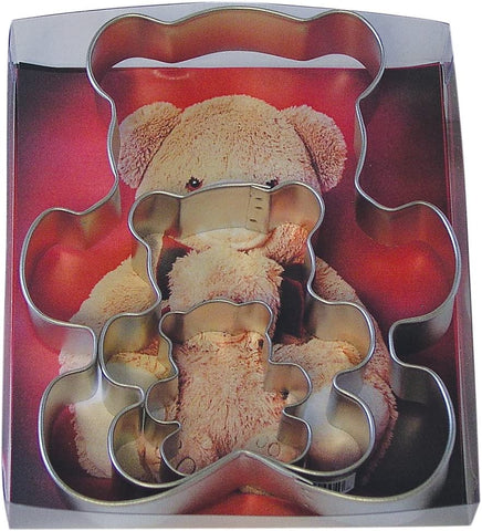 Teddy Bear Cookie Cutters (Set of 3)