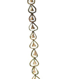 Aspen Leaf with Bell Rain Chain