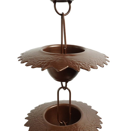 Leaf Lip Cup Rain Chain