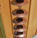 Leaf Lip Cup Rain Chain