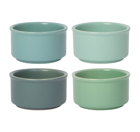Ramekin Set of 4 "Leaf"
