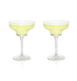 "Raye Angled Crystal" Margarita Glasses (Set of 2)