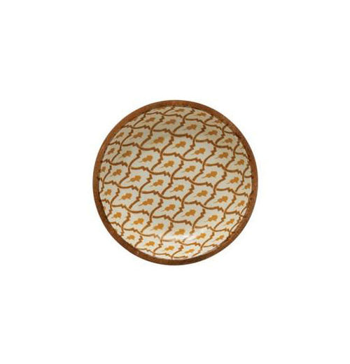 Round Wood Bowl