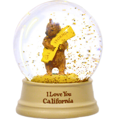 California Bear Mini Water Globe