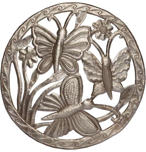 Butterfly Fancy Metal Wall Art