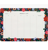 Desk Pad, Weekly "Wild Rose"