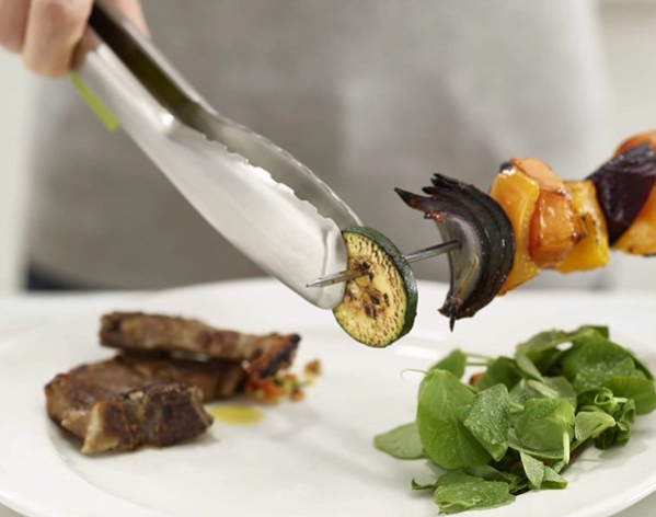 Elevate Slimeline Stainless Steel Tongs
