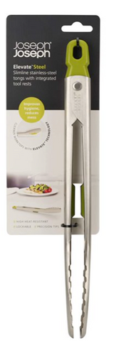 Elevate Slimeline Stainless Steel Tongs