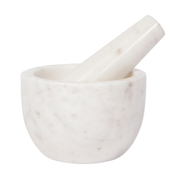 Mortar and Pestle "Marble White"