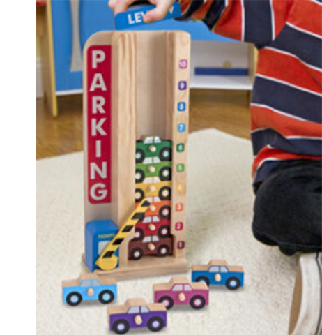 Stack And Count Parking Garage Little Red Hen