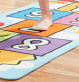 Hop & Count Hopscotch Rug