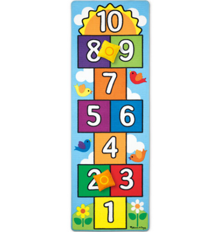Hop & Count Hopscotch Rug