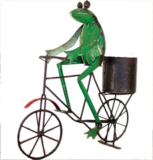 Recycled Iron Frog